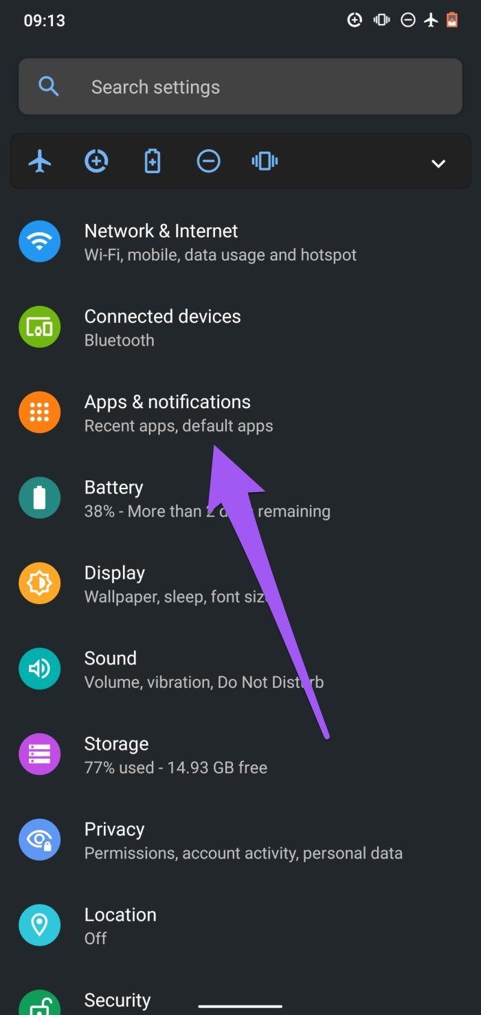 Behebung des Fehlers „Nachricht nicht gesendet“ Android 02