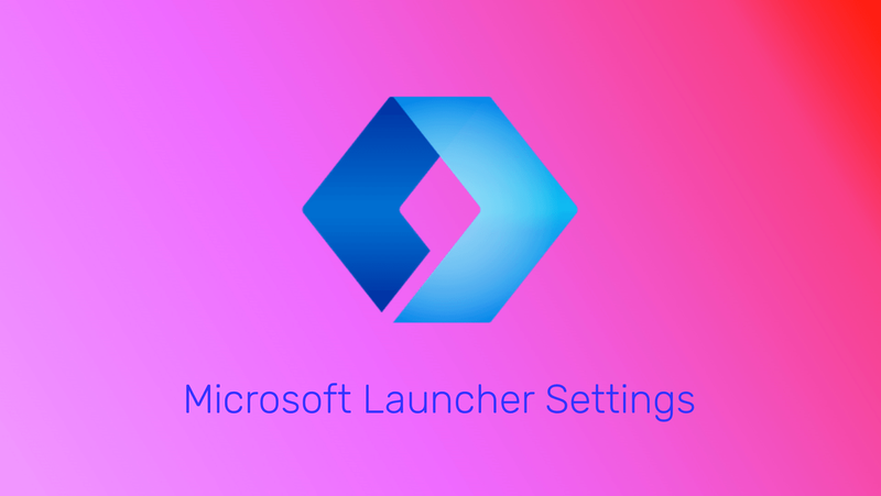Microsoft Launcher-Einstellungen Fi