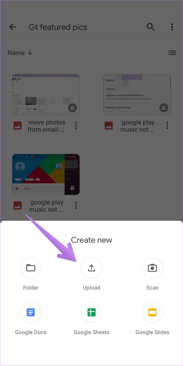 Laden Sie Fotos von Android 2 auf Google Drive hoch