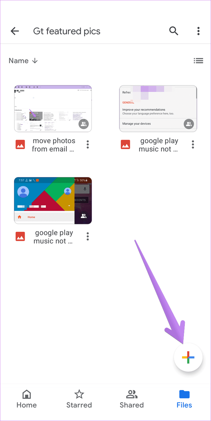 Laden Sie Fotos von Android 1 auf Google Drive hoch