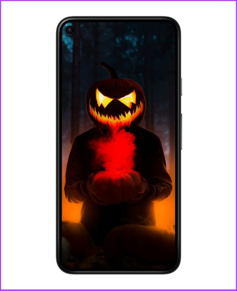 Dunkles Halloween-Telefon-Hintergrundbild