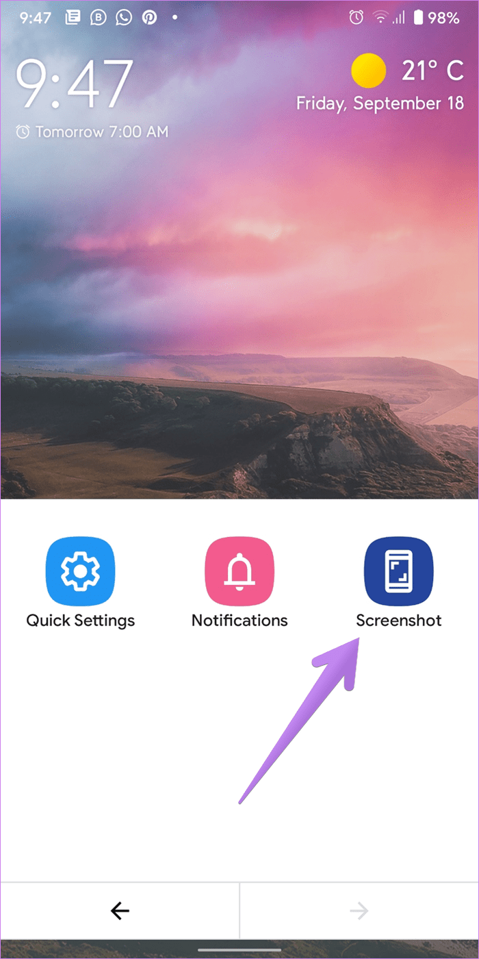 Android 11, wie man einen Screenshot macht 1