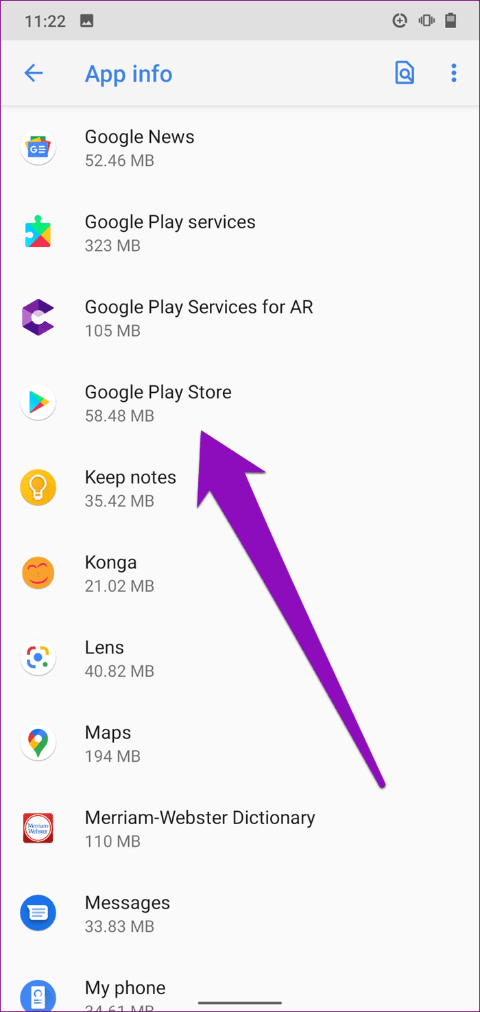 Beheben Sie den Google Play Store-Fehler 910 Android 02