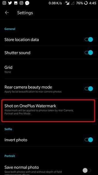 Shot On Watermark Android 3 hinzufügen