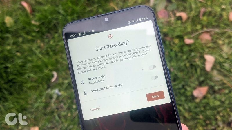 Top 5 Fixes für Android 11 Screen Recorder, der nicht angezeigt wird