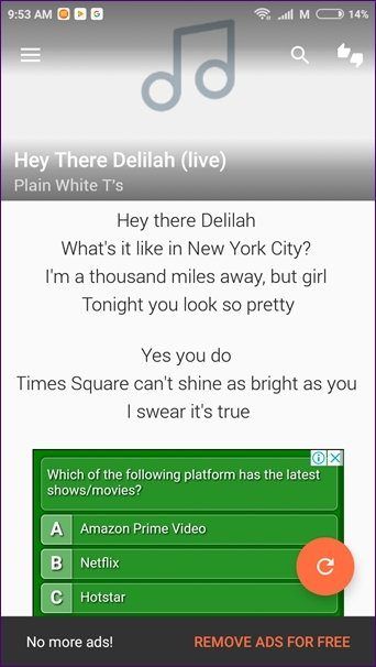 Beste Songtext-App für Android 3