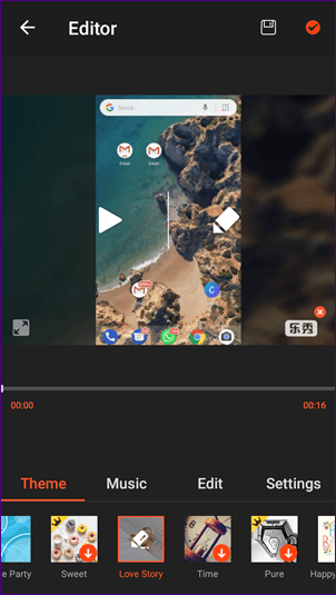 Android-Apps zum Erstellen von Videos aus Fotos und Musik 3