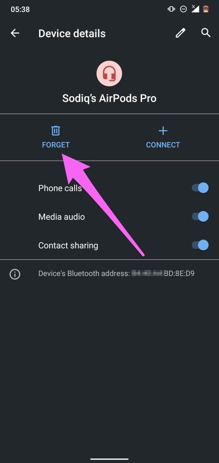 Beheben Sie, dass Android Bluetooth-Geräte nicht verbindet 04