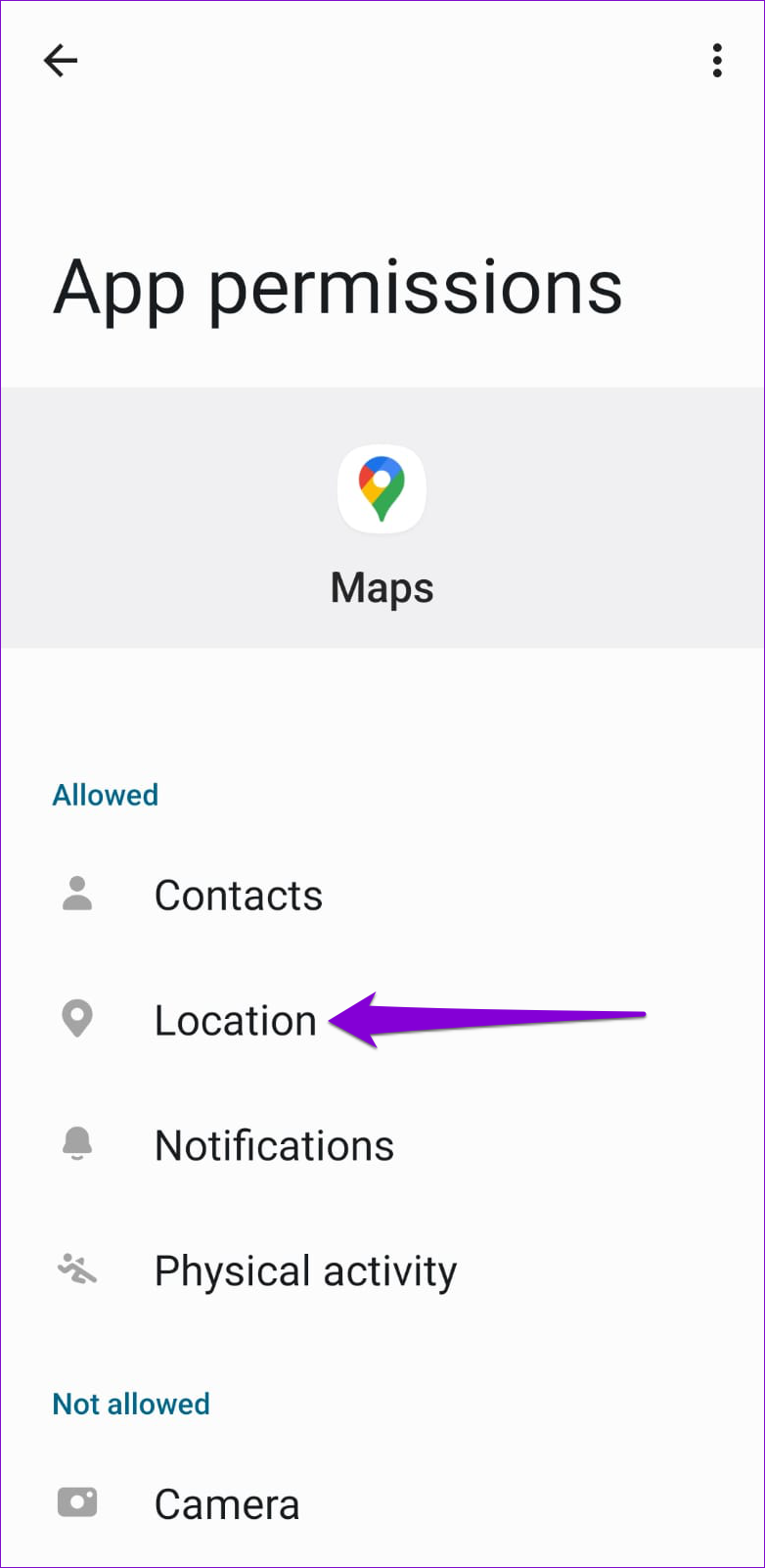 Standortberechtigung für Google Maps auf Android