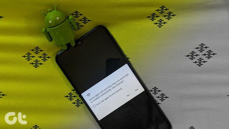 Wifi zeigt eingeschränkte Konnektivität android fi2