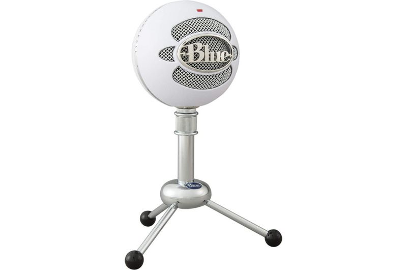 Blaues Schneeball-USB-Mikrofon
