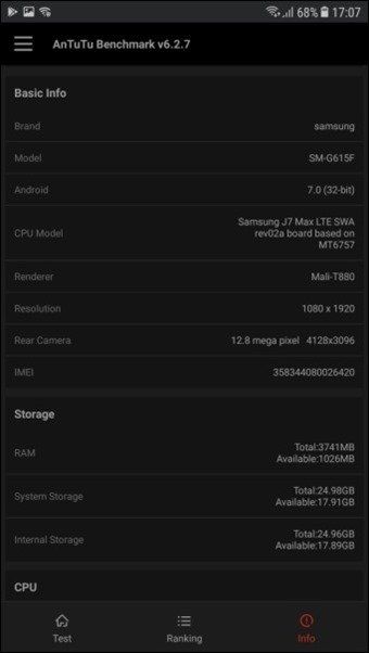 Moto G5 Plus gegen Galaxy J7 Max 4