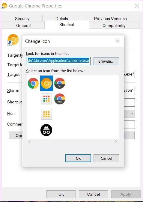Windows 10 google chrome symbol wiederherstellen 13
