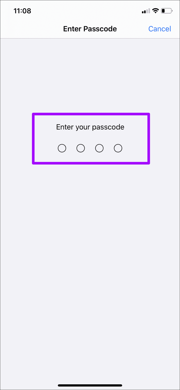 Deaktivieren Sie das automatische Ausfüllen des Touch ID Face ID-Passworts 3