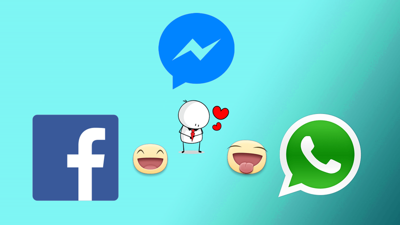 Wie man Facebook Messenger-Sticker in WhatsApp verwendet