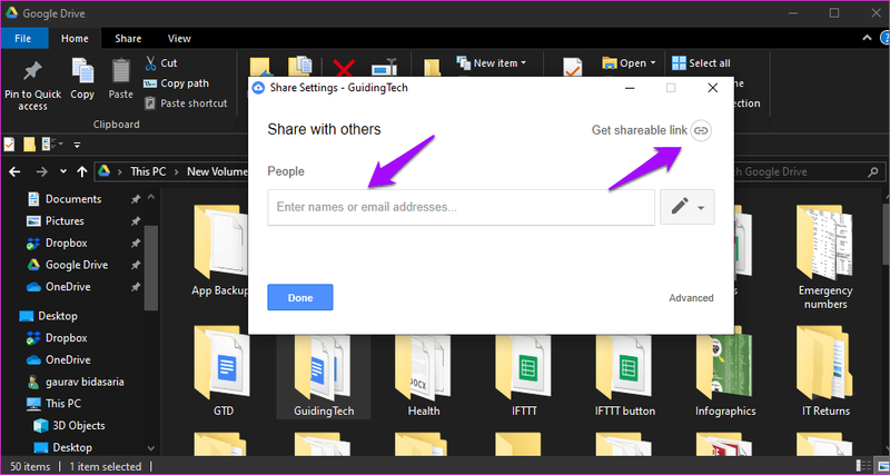 Was passiert, wenn Sie einen Google Drive-Link senden 2
