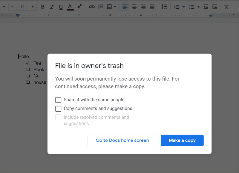 Was passiert, wenn Sie eine Datei von Google Drive 1 löschen?