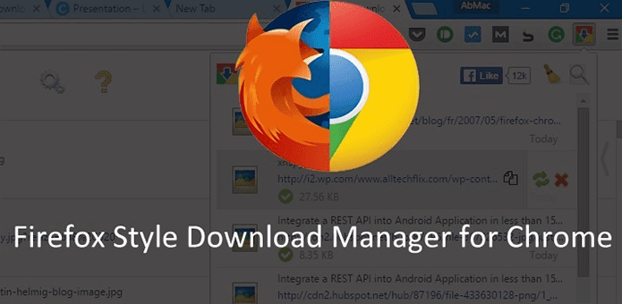 Firefox Style Download Manager-Erweiterung
