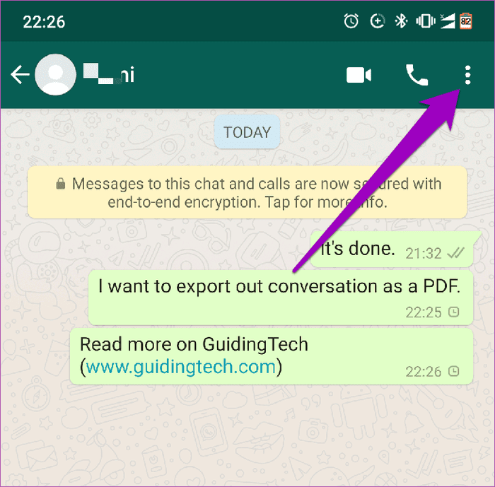 WhatsApp-Chat als PDF exportieren