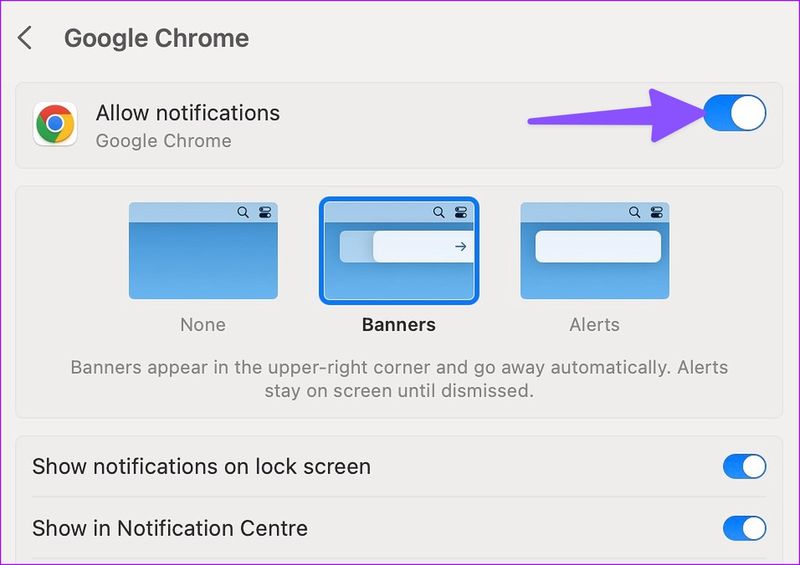 Chrome-Warnungen auf dem Mac deaktivieren
