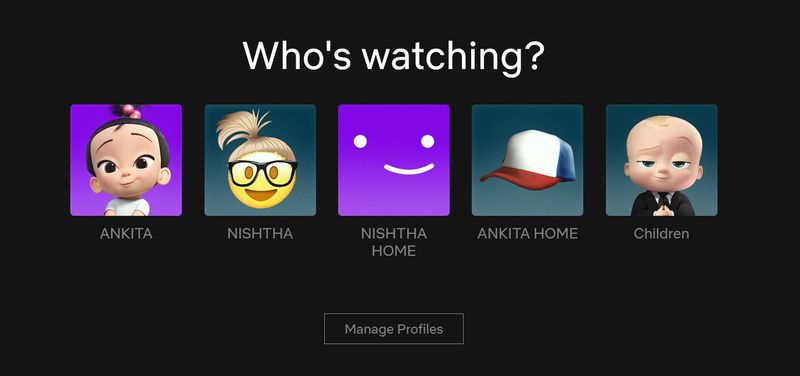 Netflix-Profile