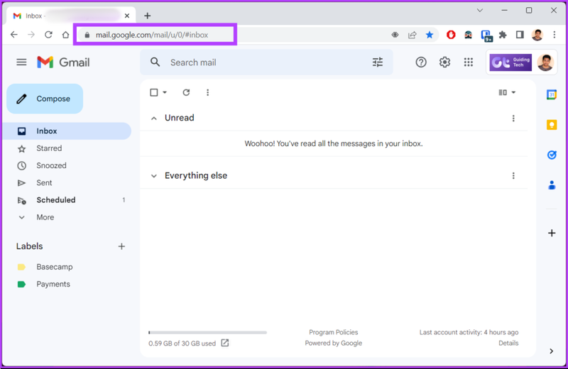 Gehen Sie in Ihrem bevorzugten Browser zu Google Mail