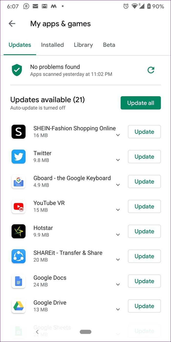 So wissen Sie, ob ein App-Update verfügbar ist Android Iphone 3