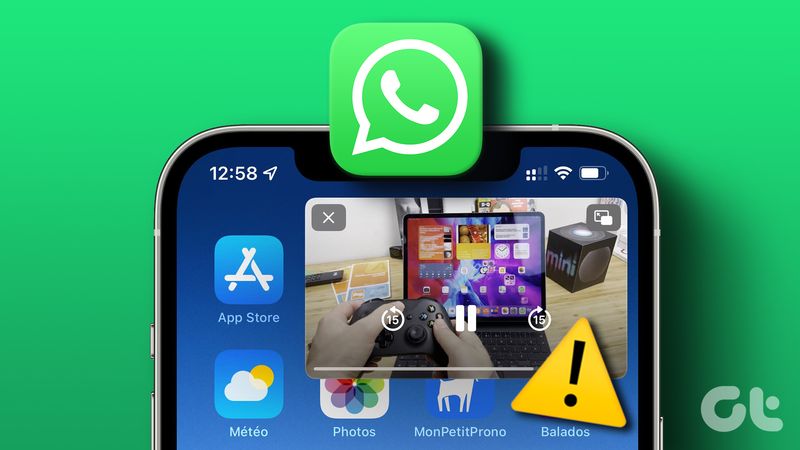 Die 5 besten Fixes für WhatsApp Picture in Picture auf dem iPhone
