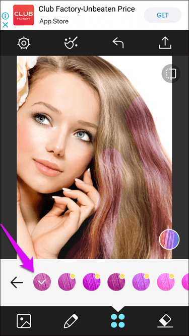 iOS-Apps zum Ändern der Haarfarbe 3