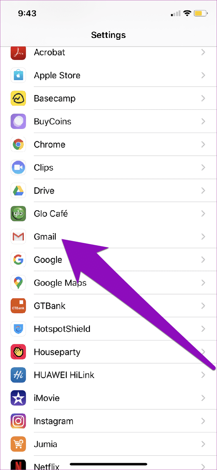Korrigieren Sie, dass Google Mail auf dem iPhone 05 keine E-Mails empfängt
