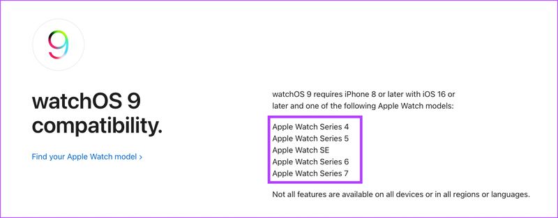 Apple Watch-Update-Kompatibilität