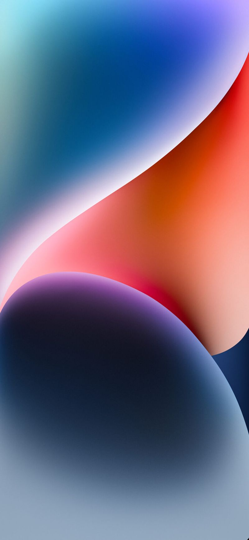 Blaue Tapete der iPhone 14-Serie