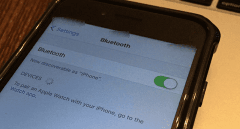 Behebung von Problemen mit dem iPhone kann Bluetooth-Geräte nicht finden Bild 02