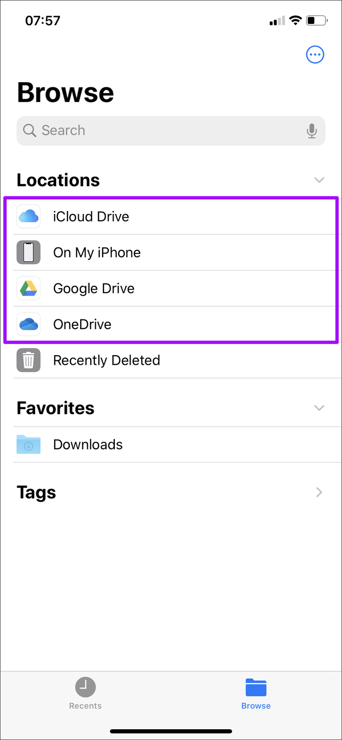 Überprüfen Sie die Dateiformaterweiterung Iphone Ipad 1