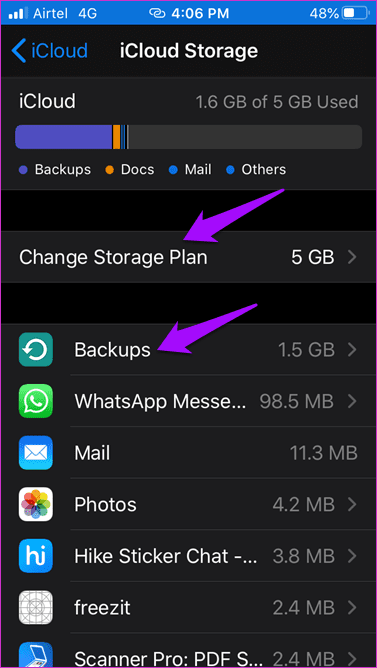 Warum ist mein iPhone-Backup zu groß 2