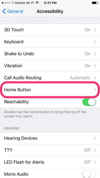 Iphone Home Button iOS 10 Einstellungen Assistivetouch 3