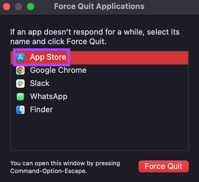 App-Store auswählen