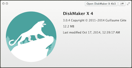 Disk Maker-App