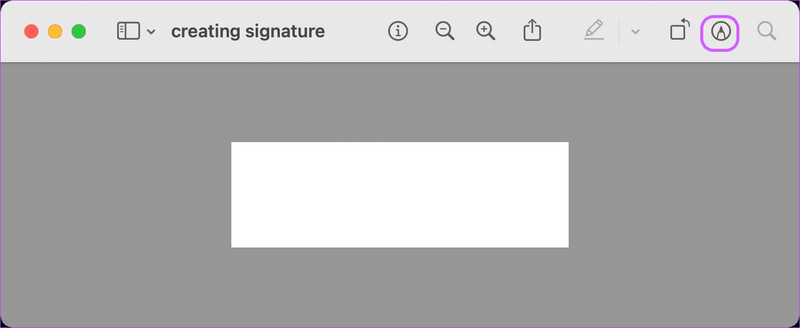 Erstellen Ihrer digitalen Signatur mit der Vorschau auf dem Mac 2