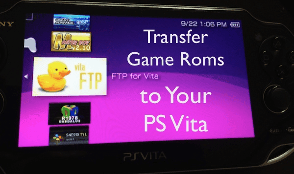 Ps Vita FTP-Übertragungshaupt