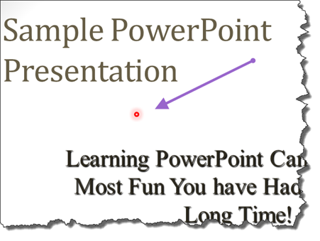 Laserpointer in Powerpoint