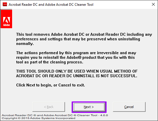Beheben Sie das Problem, dass Adobe Acrobat Reader DC nicht geöffnet wird 7