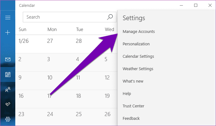 Fix, dass der Windows 10-Kalender keine Ereignisse anzeigt 09