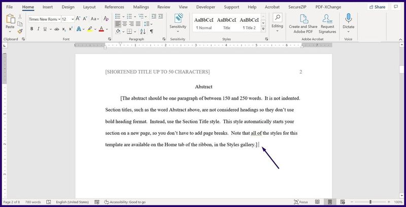 So führen Sie Microsoft Word-Dokumente zusammen Schritt 2