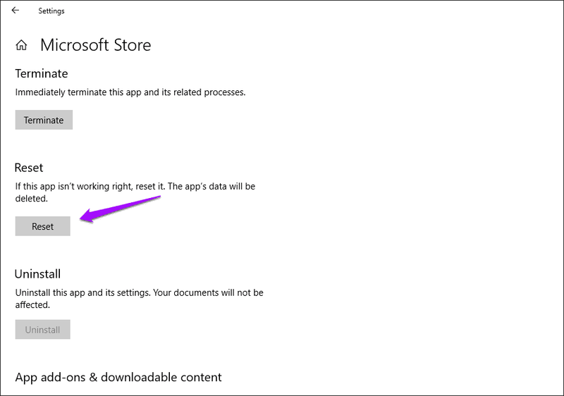 Behebung des Problems „Microsoft Store Get Install funktioniert nicht“ 4
