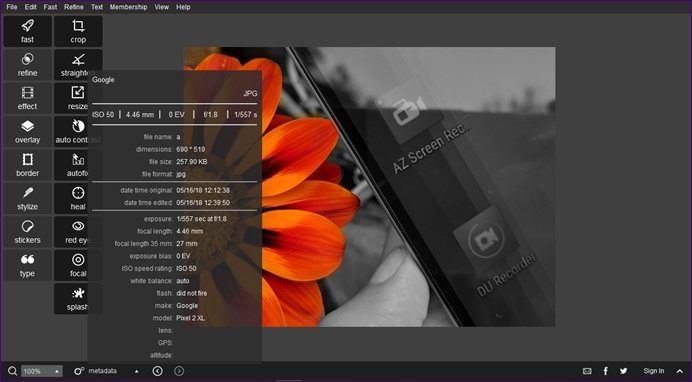 Bildbearbeitungsprogramme wie Picsart für Windows PC 1