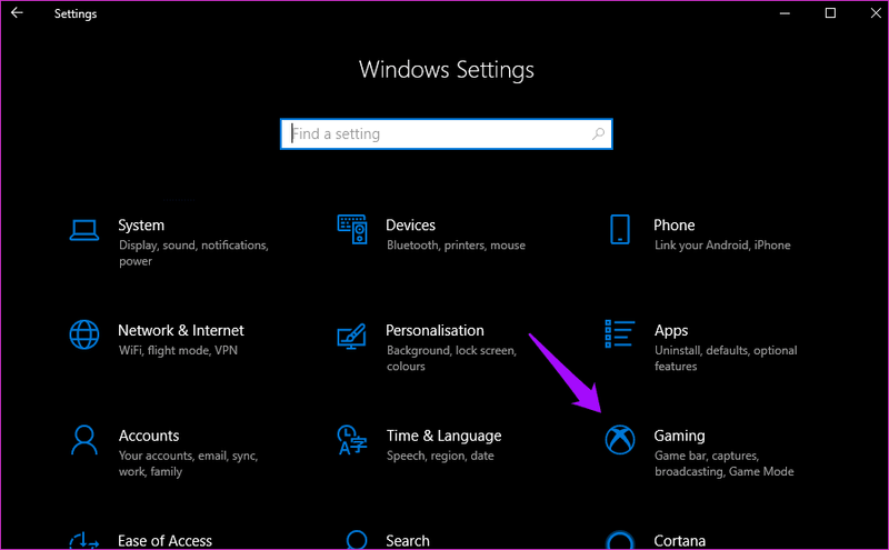 Deaktivieren oder deaktivieren Sie Windows 10 Game Bar Popup und Benachrichtigungen 4