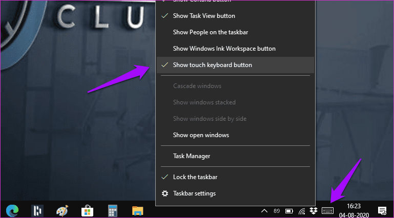Deaktivieren Sie die Bildschirmtastatur unter Windows 10 12