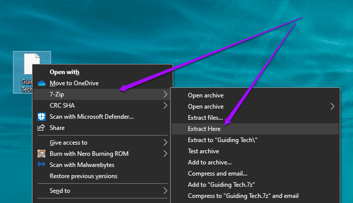 Tools zum Extrahieren von RAR-Dateien in Windows 10 4