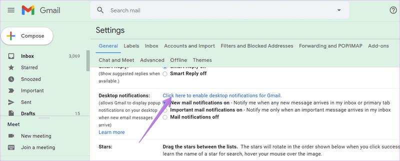 Google Mail-Benachrichtigungen funktionieren nicht unter Windows 10 5